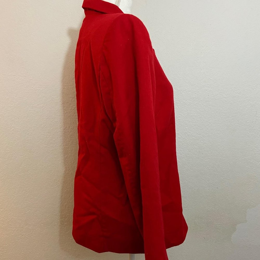 Pendleton Blazer Jacket Red Size 12 - image 3